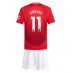 Maillot de foot Manchester United Joshua Zirkzee #11 Domicile vêtements enfant 2024-25 Manches Courtes (+ pantalon court)